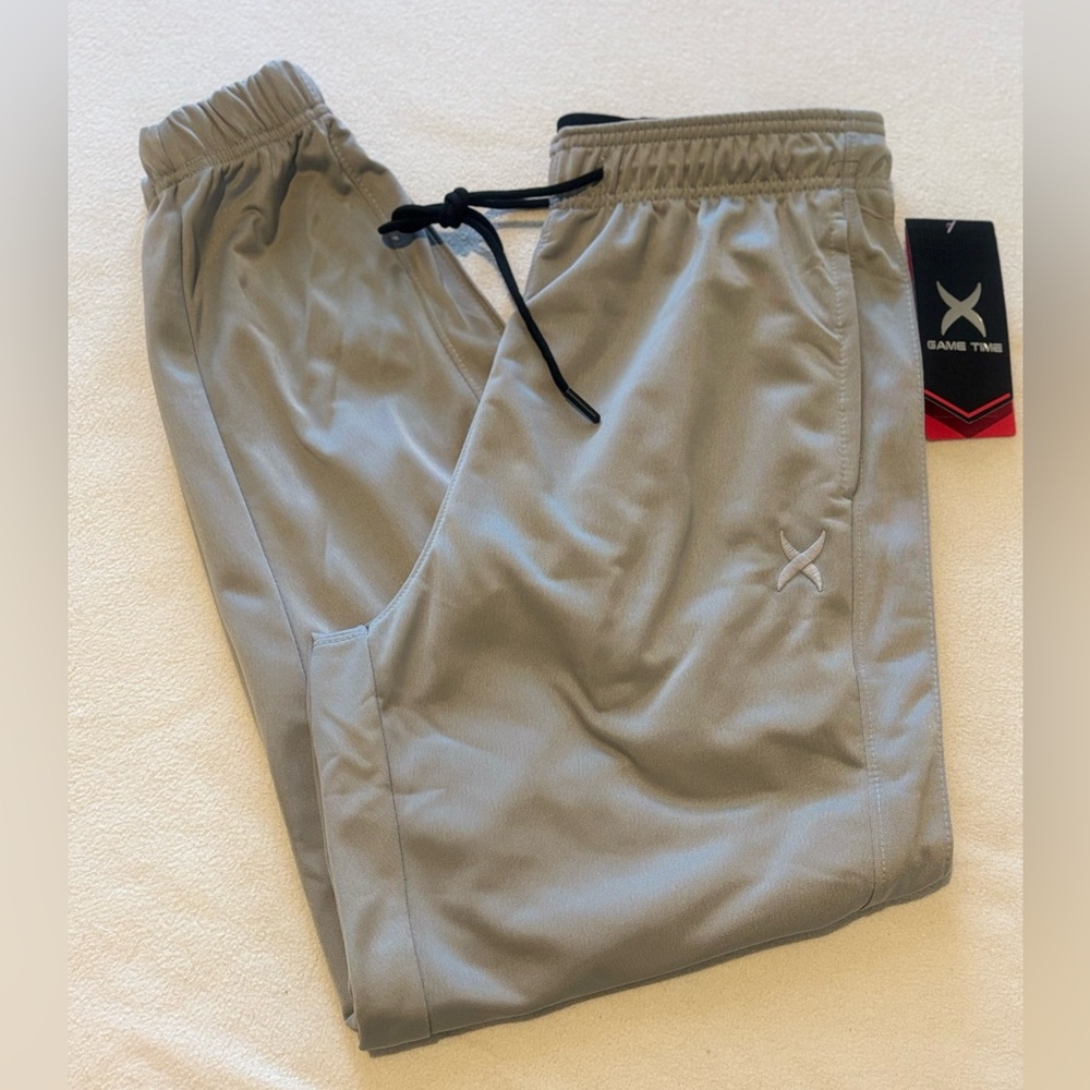 Game Time Light Gray Joggers for Men